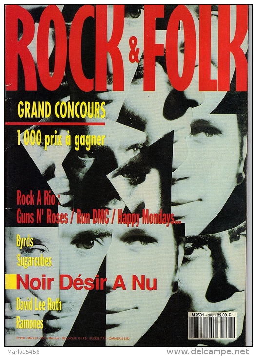 ROCK &amp; FOLK -Noir Désir A Nu - Rock A Rio-  Byrds - Sugarcubes - Musique