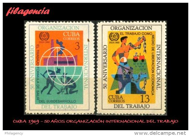 CUBA MINT. 1969-09 50 ANIVERSARIO DE LA ORGANIZACIÓN INTERNACIONAL DEL TRABAJO - Neufs