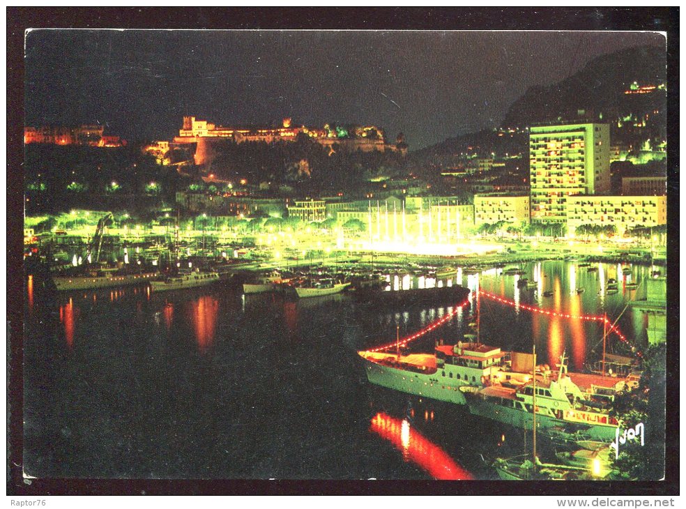 CPM Non écrite Principauté De MONACO Le Port De Monaco La Nuit - Porto