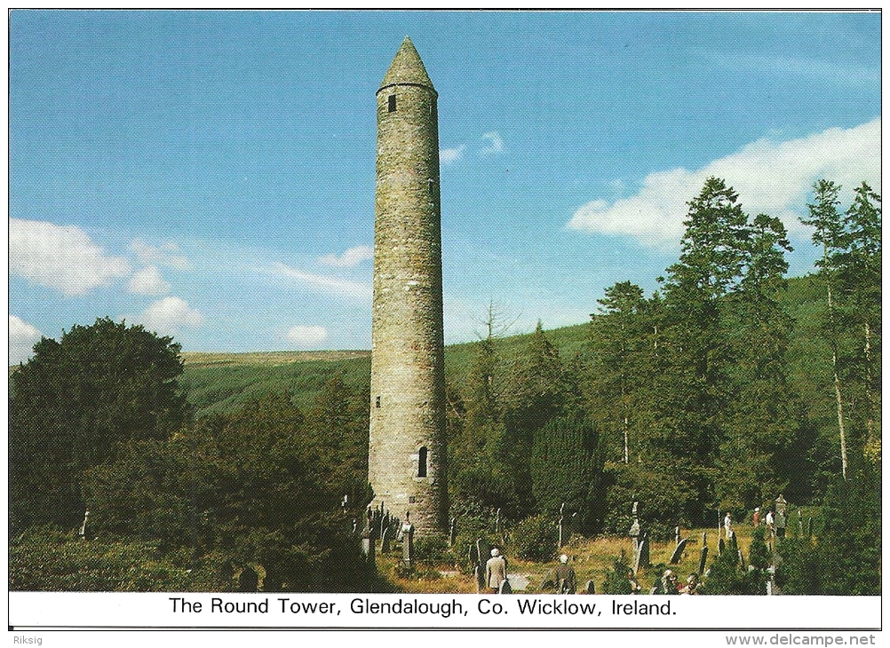 The Round Tower,  Glendalough, Co. Wicklow  Ireland  A-3405 - Cork