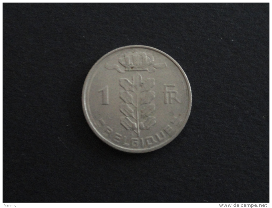 1966 - 1 Franc Belgique Légende Française  BAUDOUIN - 1 Franc