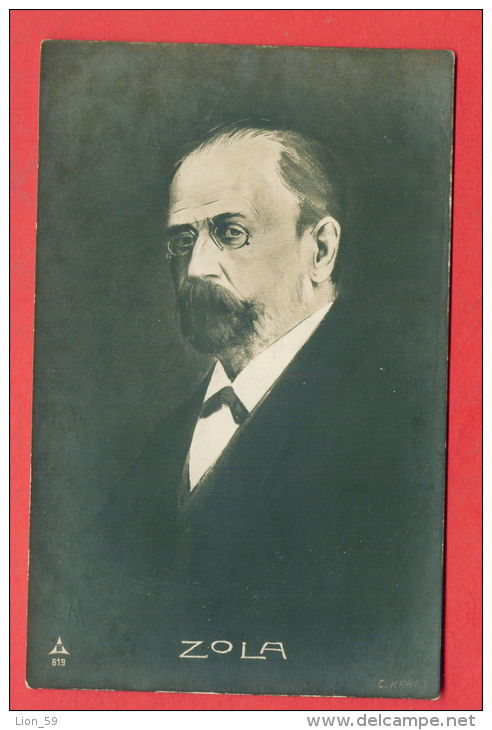 137804 / Émile Zola - FRANCE French Writer,  Nobel Prize In Literature In 1901 And 1902 - PH 619 - Premio Nobel