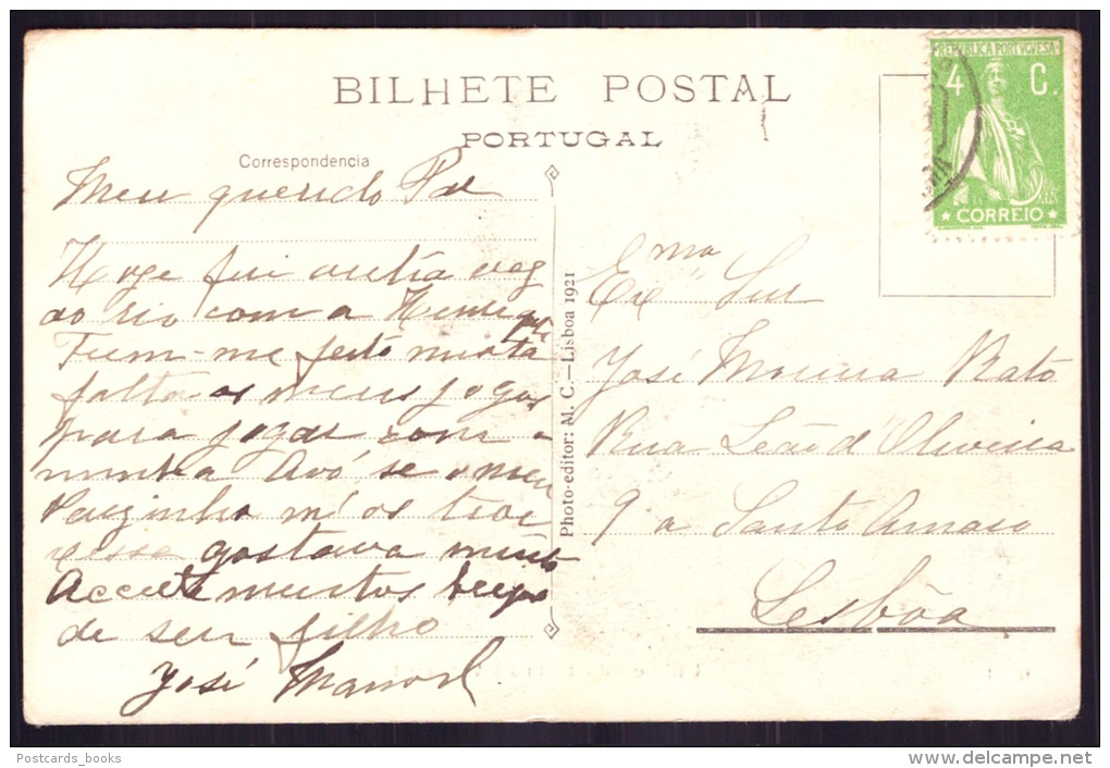 UNHAES/UNHAIS DA SERRA / COVILHÃ / CASTELO BRANCO / PORTUGAL. Vista Geral. Postal N&ordm; 1. Old Postcard. - Castelo Branco
