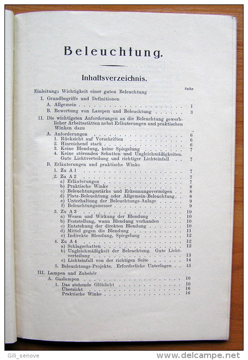 Beleuchtung, Heyck, Paul, Leipzig (1924) - Alte Bücher