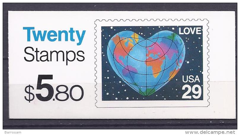 United States1991:LOVE Booklet(complete With Mnh**stamps) - 3. 1981-...