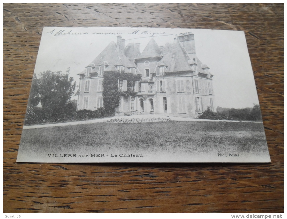 CPA De Villers Sur Mer - Le Château - Daté 1904 - Villers Sur Mer