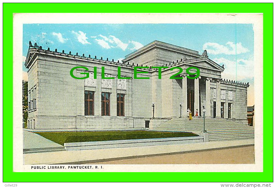 PAWTUCKET, RI - PUBLIC LIBRARY - C.T. AMERICAN ART  - - Pawtucket