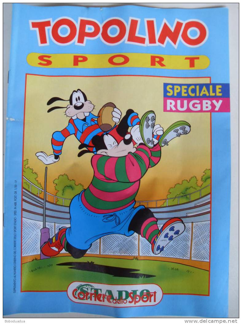 TOPOLINO SPORT SPECIALE RUGBY DEL 1994 - Rugby