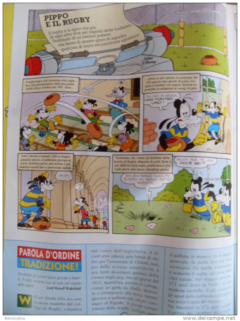 TOPOLINO SPORT SPECIALE RUGBY DEL 1994 - Rugby