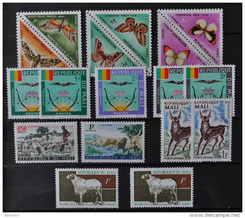 Mali 1961 - 1969, Lot Of 14 Stamps **, MNH - Mali (1959-...)