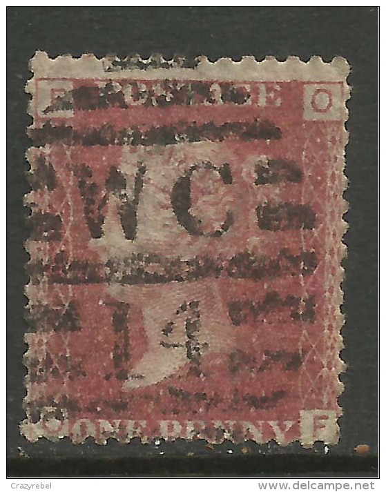 GB 1858 - 79 QV 1d Penny Red Plate 121 ( O & F )PMK WC 14. ...( R374 ) - Oblitérés