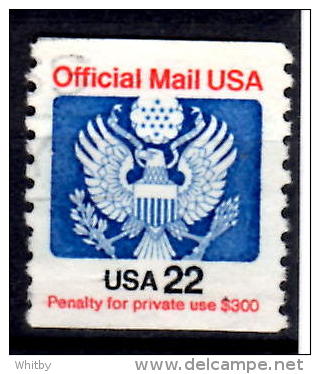 USA 1985 22 Cent Official Mail Issue #O136 - Officials