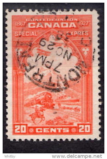 Canada 1927 20 Cent Special Delivery Issue  #E3 - Surchargés