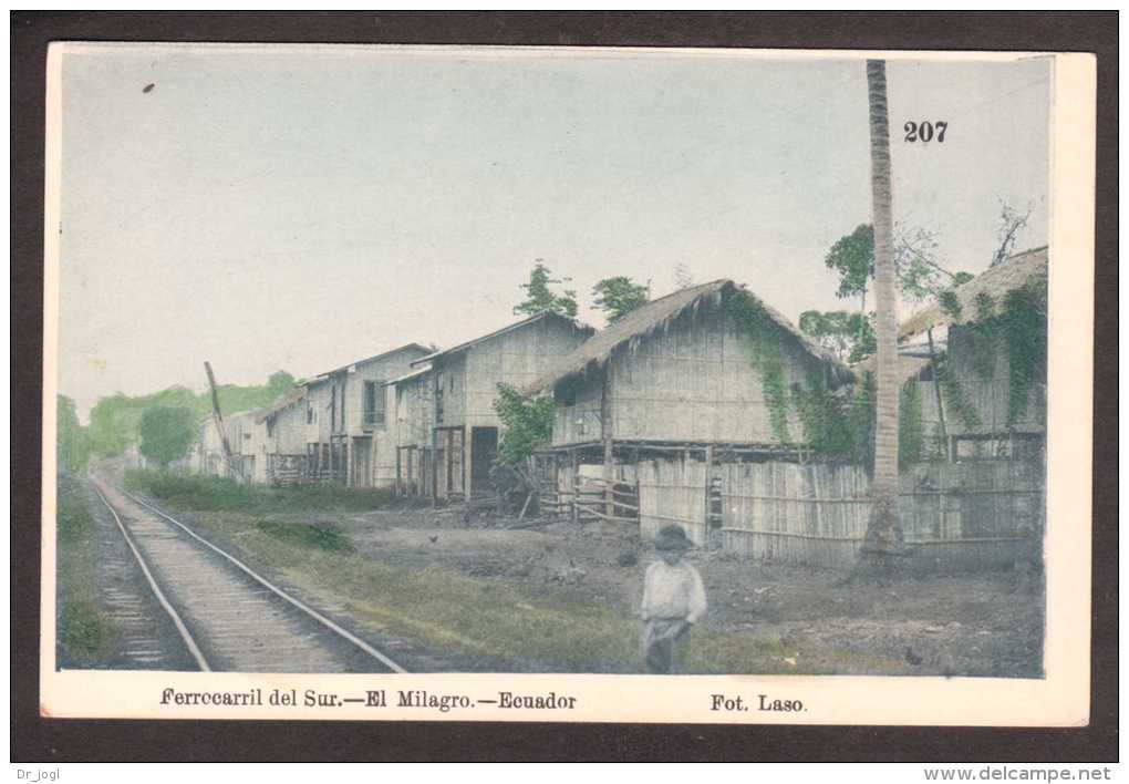 EC6) Ecuador -  Ferrocarril Del Sur - El Milagro - 1910 - Ecuador