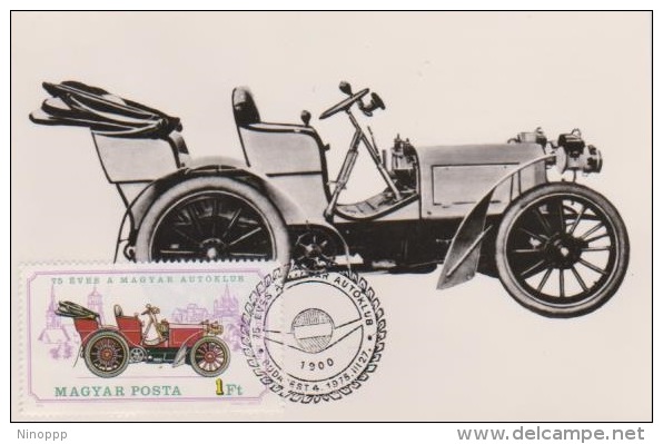 Hungary 1975 Ancient Cars, Swift 1911, Maximum Card - Maximumkarten (MC)