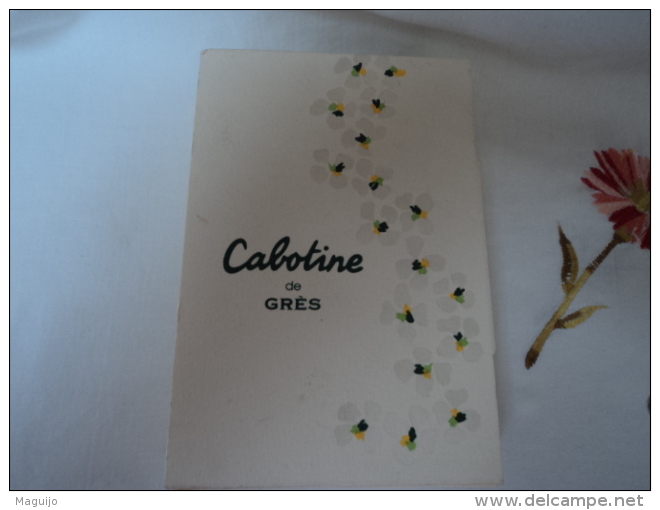 GRES " CABOTINE " MINI EDP  3,2 ML  + GRDE BOITE + CARTE DESCRIPTIVE DU PARF..VOIR  &  LIRE !!! - Miniaturas Mujer (en Caja)