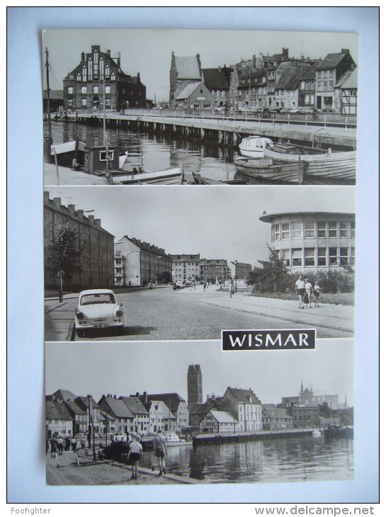 Germany: Wismar - Alter Hafen Rudolf-Breitscheid-Straße Anlegestelle Der "Weißen Flotte" - 1960's Unused - Wismar