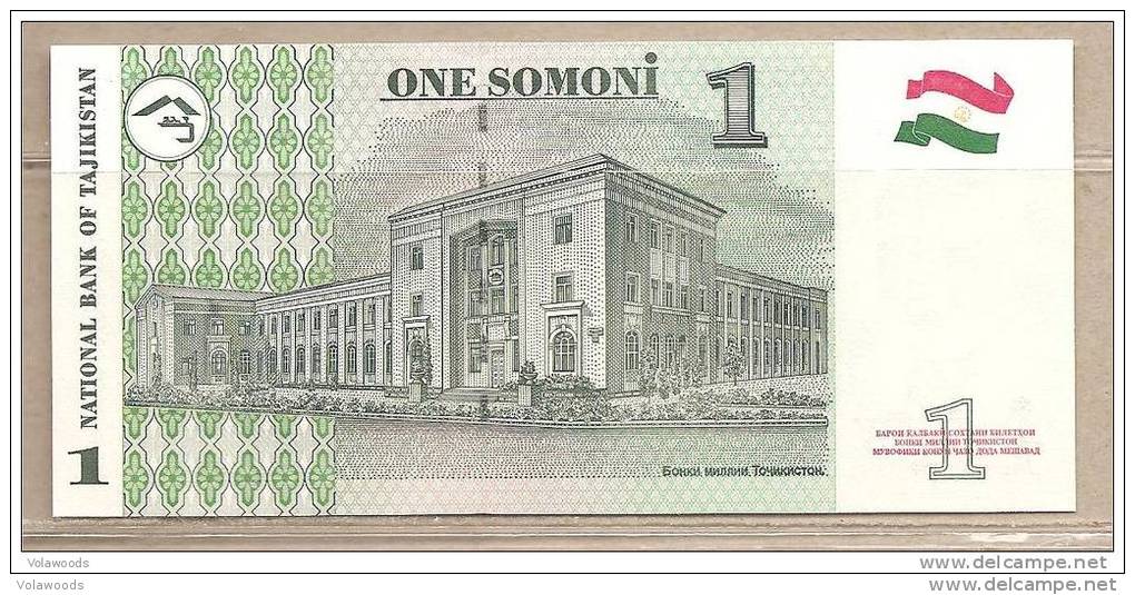Tagikistan - Banconota Non Circolata Da 1 Somoni - 1999 - Tajikistan