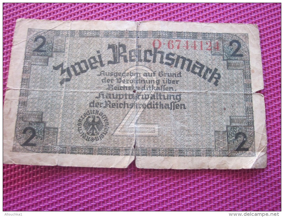 Note Bank  Banca Billet De Banque Bankrépublique Weimar Allemagne Deutschland 2 Mark - 2 Mark