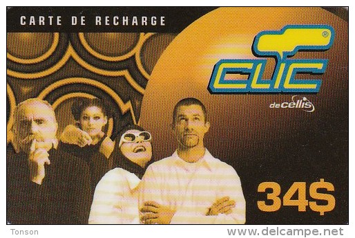 Lebanon, 34$, Clic Recharge Card, 2 Scans.   Expiry : 30/03/2002 - Liban