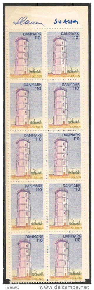 Czeslaw Slania. Denmark 1980.  Danish Regions. Booklet. Michel 705 MNH. Signed. - Postzegelboekjes