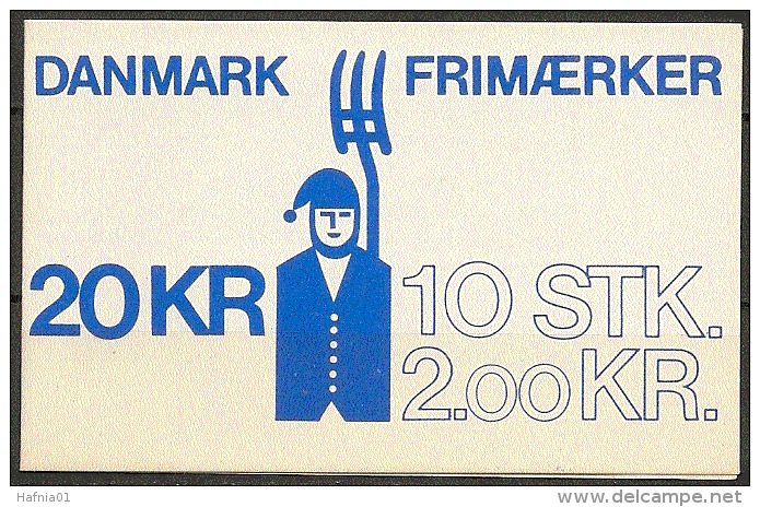 Czeslaw Slania. Denmark 1982. CEPT. Booklet. Michel 749 MNH. Signed. - Postzegelboekjes