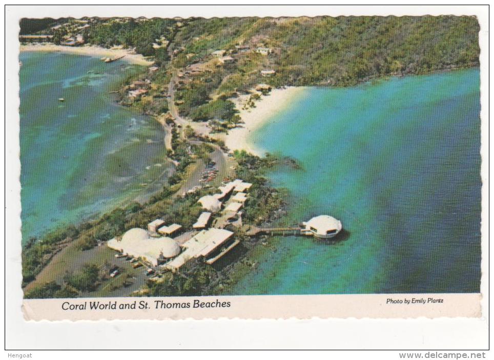 "  Monde Du Corail Et Plages De St Thomas.... " , Neuve , 2 Scans - Virgin Islands, US