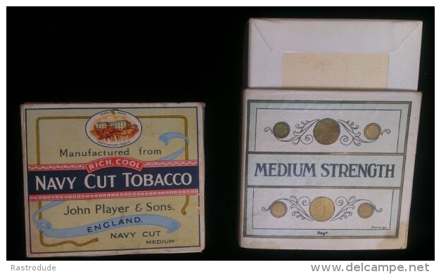 1930s PACKET PLAYERS NAVY CUT - WALKERS NAVY CUT ADVERTISING PACKET -SCARCE - Etuis à Cigarettes Vides