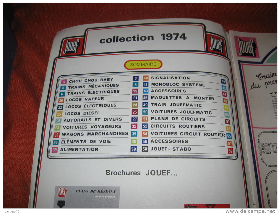 1 Catalogue Jouef 1974 - Francia