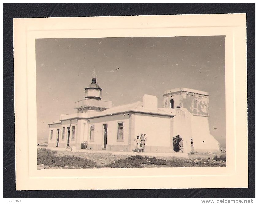 REAL PHOTO PORTUGAL EDIFICIO COM FAROL - LOCAL A IDENTIFICAR - ANOS 40 - Andere & Zonder Classificatie