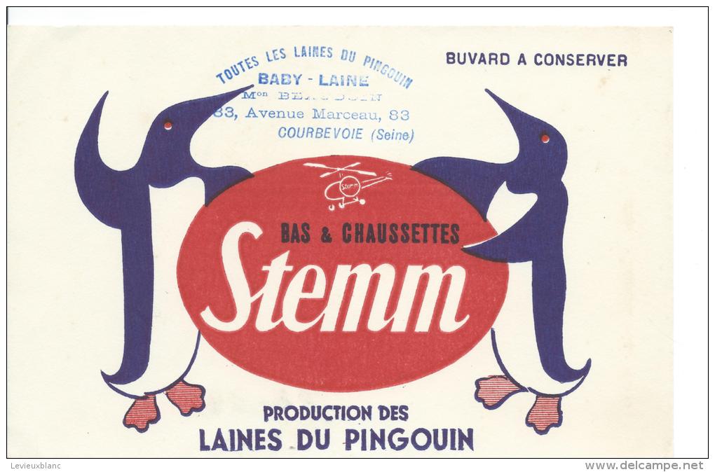 Bas & Chaussettes/Stemm/Laines Du Pingouin/ Baby-Laine /COURBEVOIE/Vers 1945-1955    BUV55 - Textilos & Vestidos