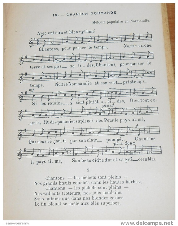 Chants Populaires Pour Les écoles. Par Julien Tiersot. 1920. - Musique