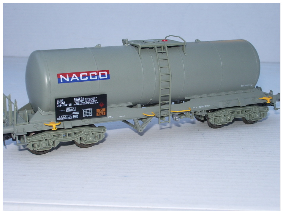 ELECTROTREN H0, Réf.: 5806K : Wagon Citerne à Bogies SNCF, "NACCO", - Wagons Marchandises