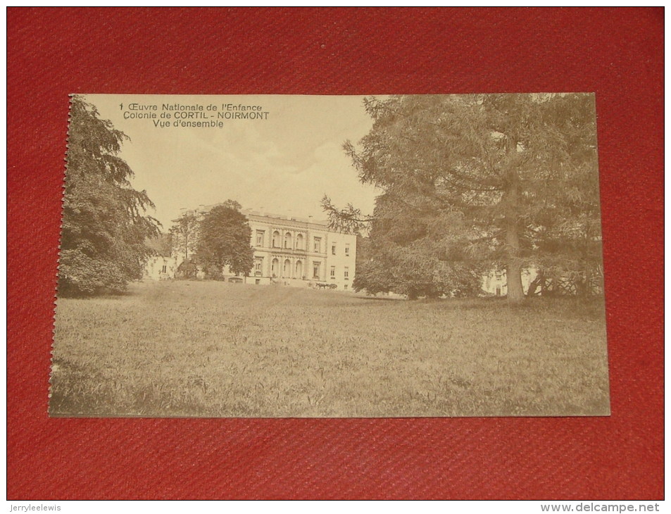 CORTIL-NOIRMONT  -  Oeuvre Nationale De L´ Enfance - Colonie De Cortil-Noirmont  -  Vue D´ Ensemble - Chastre