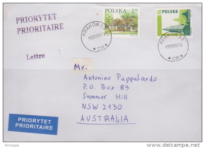 Poland 2006 Cover Sent To Australia - Usados