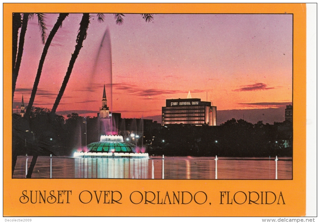 BT19395 Sunset Over Orlando    2 Scans - Orlando