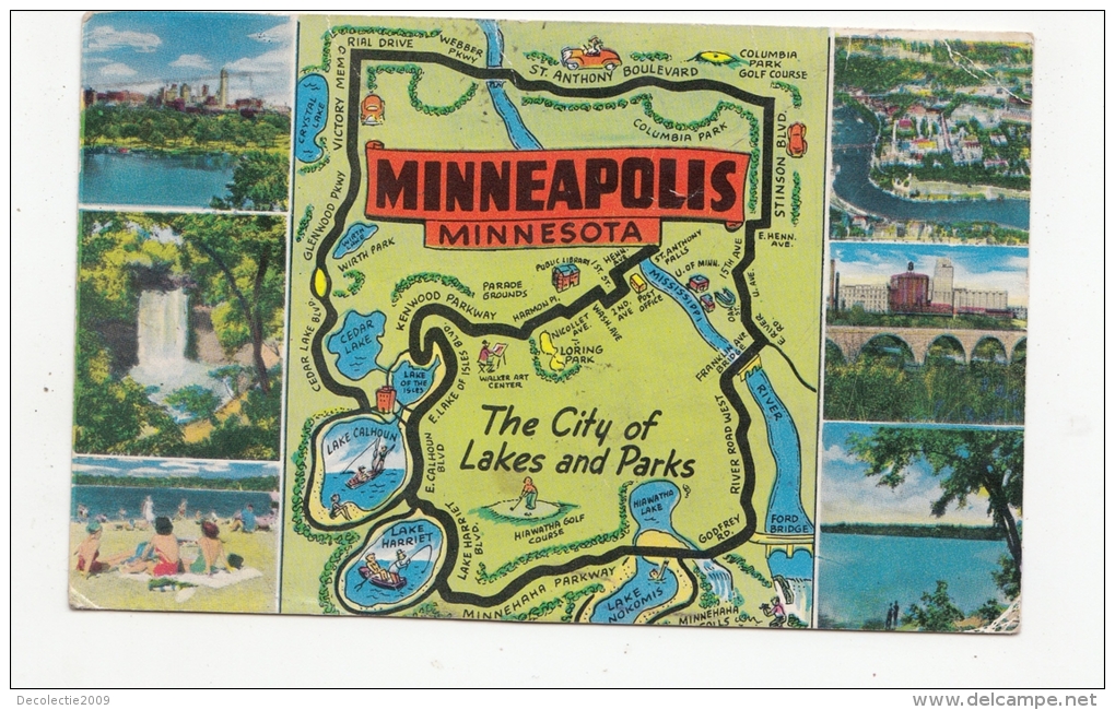 BT19428 The City Of Lakes And Parks Minneapolis   2 Scans - Minneapolis