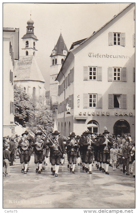 Autriche - Kitzbühel In Tirol -  Panorama - Postmark - Fanfare Musique - Kitzbühel