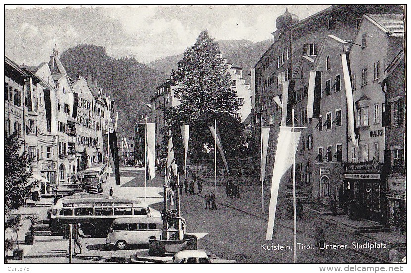 Autriche - Kufstein - Stadtplatz - Autobus - Postmark - Kufstein