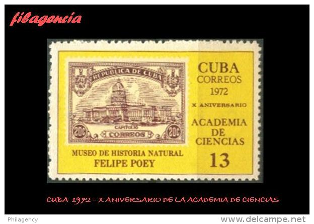 CUBA MINT. 1972-02 X ANIVERSARIO DE LA ACADEMIA DE CIENCIAS DE CUBA - Unused Stamps