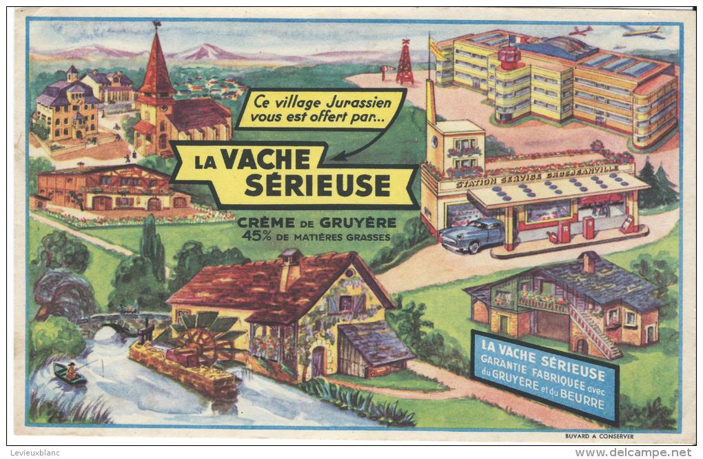 Crême De Gruyére/ La VACHE SERIEUSE/ Vers 1945-1955    BUV63 - Produits Laitiers