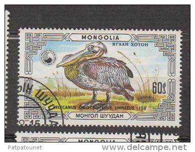 Mongolie YV 1481 O 1986 Pélican - Pellicani