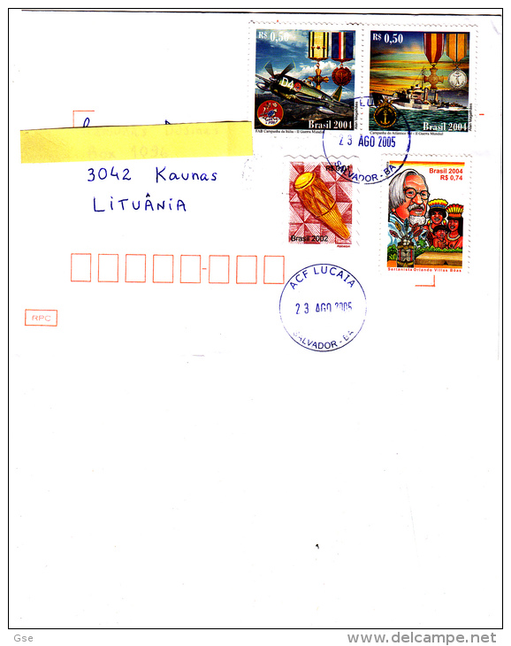 BRASILE  2005  - Lettera Per La Lituania - - Storia Postale