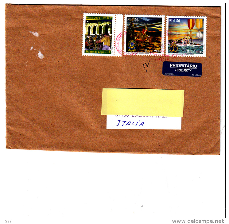 BRASILE  2005  - Lettera Per L´Italia - - Briefe U. Dokumente