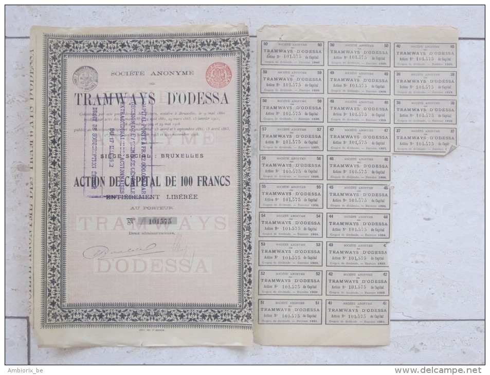 Tramways D'Odessa (version 1908) - Ferrocarril & Tranvías
