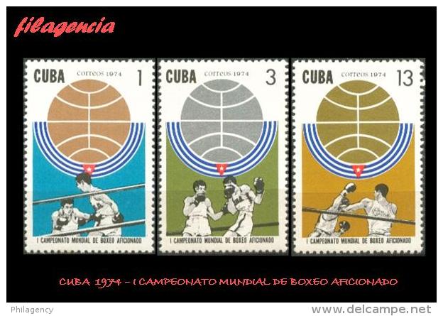 CUBA MINT. 1974-17 CAMPEONATO MUNDIAL DE BOXEO AFICIONADO - Unused Stamps