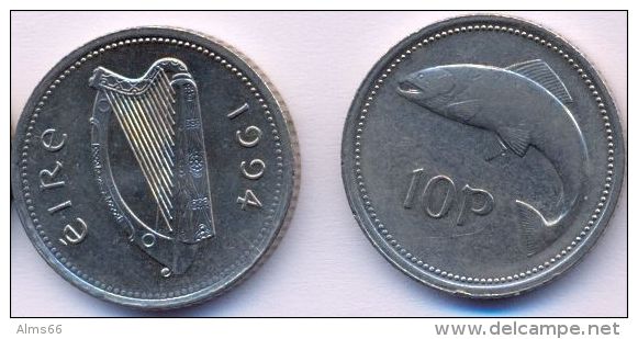 Ireland 10 Pence 1994 UNC - Irlande