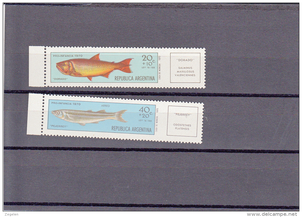 Argentinië 1079/1080 Vissen/fishes/poissons Compl.set  MNH - Neufs