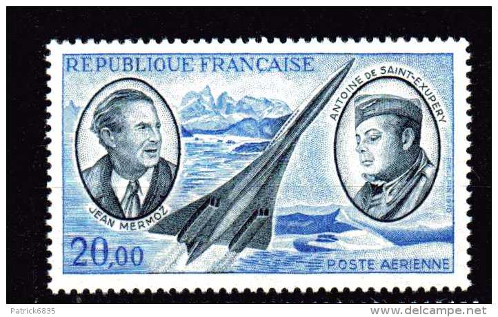 Francia ** - 1970 - Yvert. PA.44. Pionniers De La Poste Aérienne - 1960-.... Mint/hinged