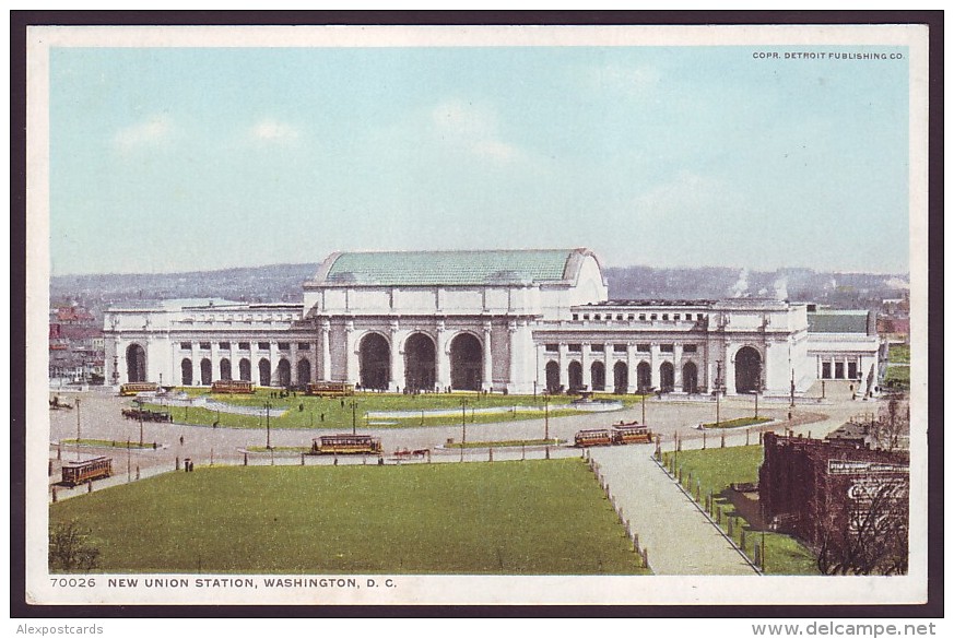 1910's NEW UNION STATION - WASHINGTON, D.C., USA (Unused Old Postcard) - Stazioni Senza Treni